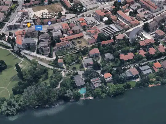 Terreno edificabile, Belfiore, Mantova, VISTA AEREA ZONA